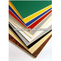 Différentes couleurs mélamine laminée mdf 1220 * 2440mm